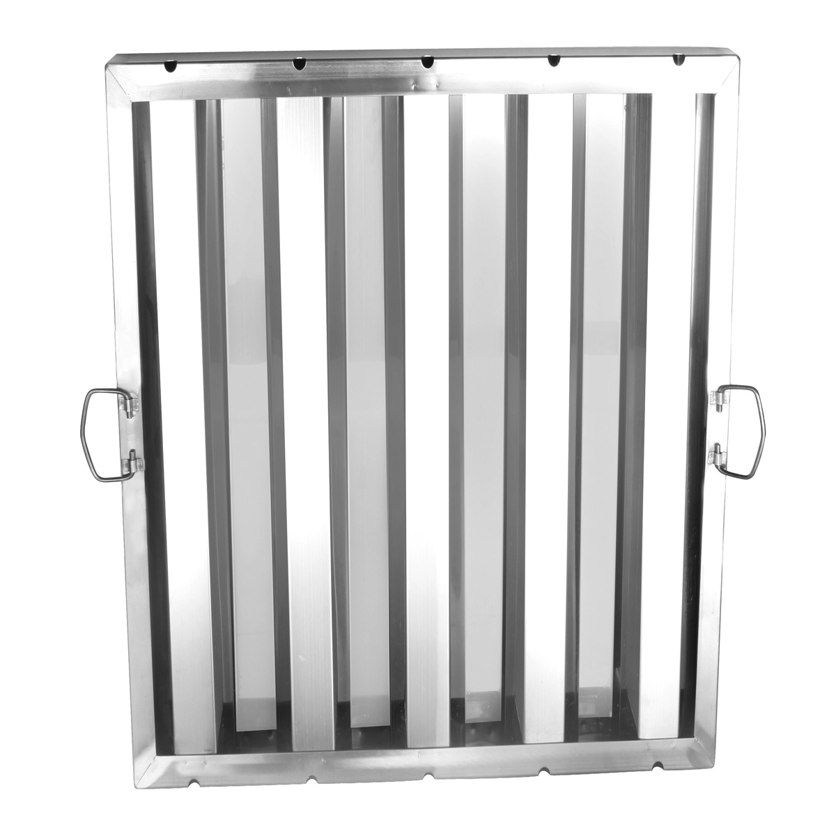 Thunder Group SLHF2025 stainless steel exhaust hood filter with drop handles, front view