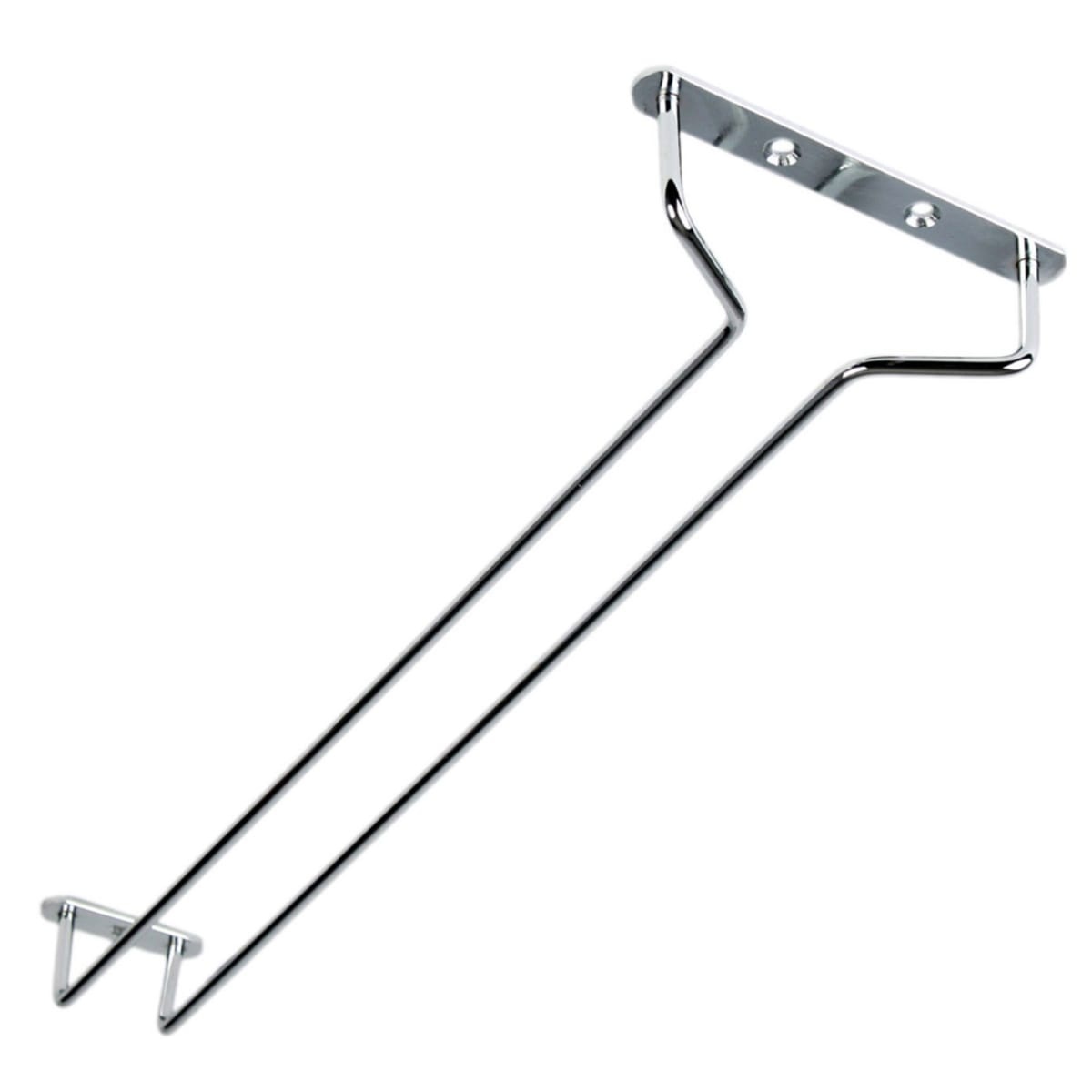Thunder Group SLKGH016C 16-inch chrome-plated wire glass hanger with mounting bracket