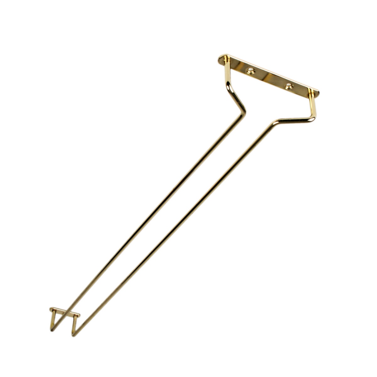 Thunder Group SLKGH024 24-inch brass-plated wire glass hanger with ceiling mount bracket