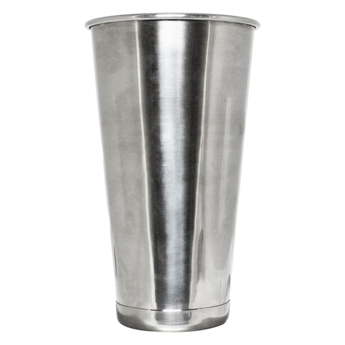 Thunder Group SLMC001 30 oz stainless steel malt cup, tapered cylindrical shape with polished finish