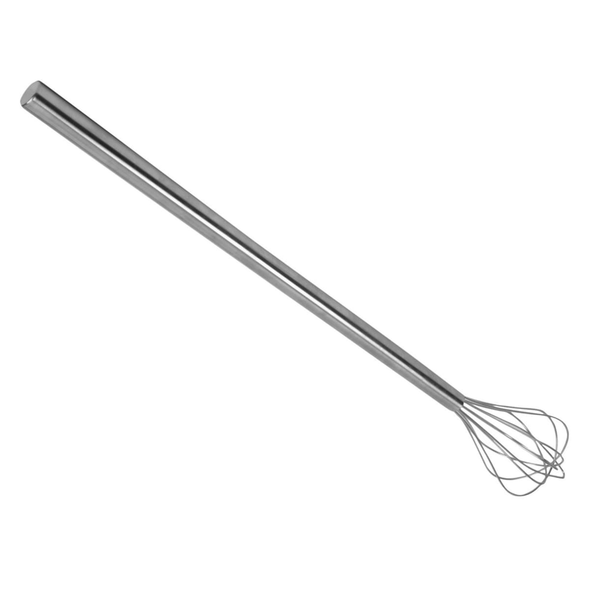 Thunder Group SLMW040 40-inch stainless steel mayonnaise whip with long handle and teardrop wire head