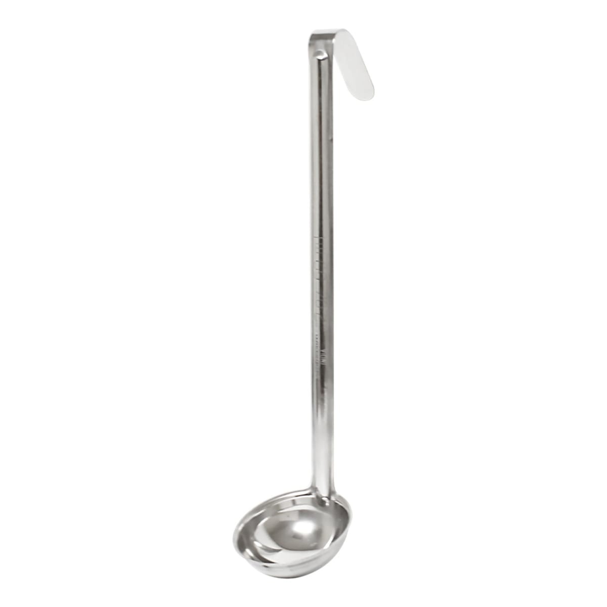 Thunder Group SLOL003 stainless steel 2 oz ladle with hooked handle, 10 inches long