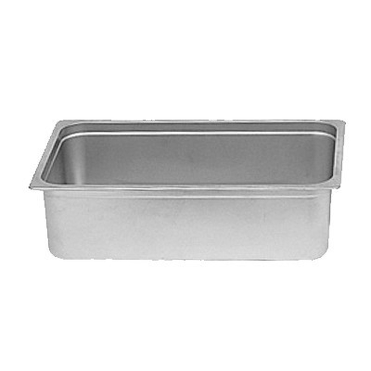 Thunder Group SLRCF111 rectangular stainless steel dripless water pan for full-size chafers