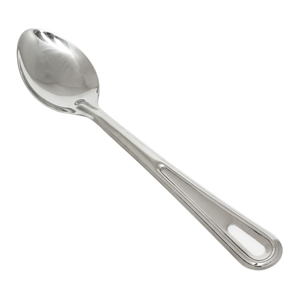 Thunder Group SLSBA311 15-inch stainless steel solid basting spoon with hanging hole handle