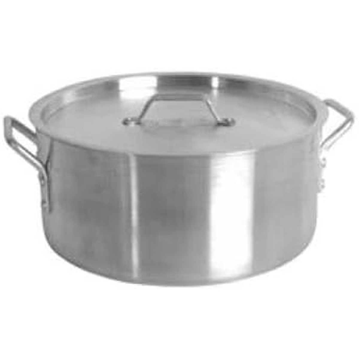 Thunder Group SLSBP020 20-quart stainless steel brazier with lid and side handles
