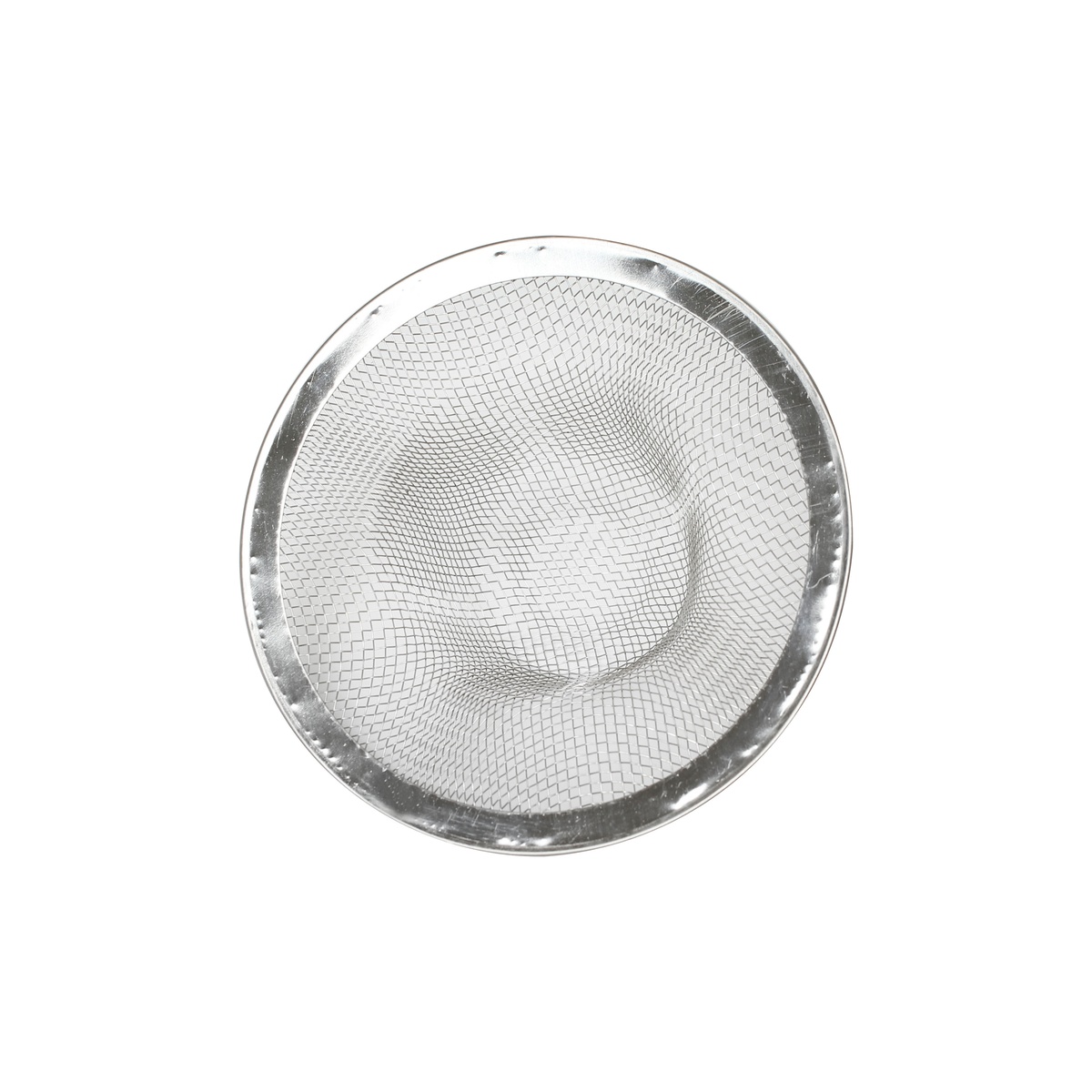 Thunder Group SLSN001 large stainless steel sink strainer with extra-fine mesh, viewed from above