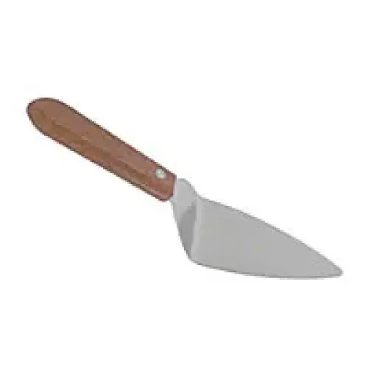 Thunder Group SLTWPS005 pie and cake server with stainless steel blade and brown wood handle