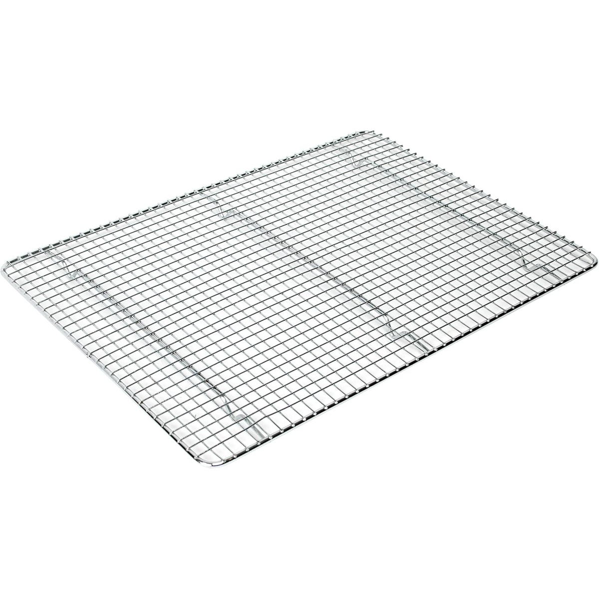 Thunder Group SLWG1216 chrome-plated wire icing and cooling rack angled view