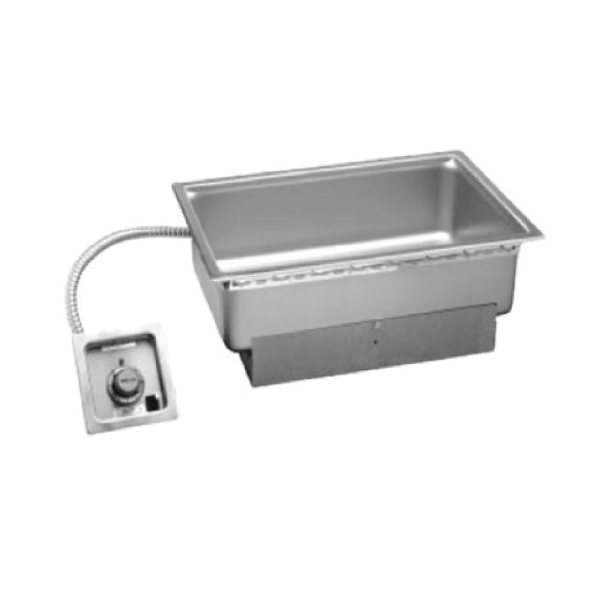 Wells SS-206TDU drop-in electric food warmer with stainless steel well and remote thermostatic control panel