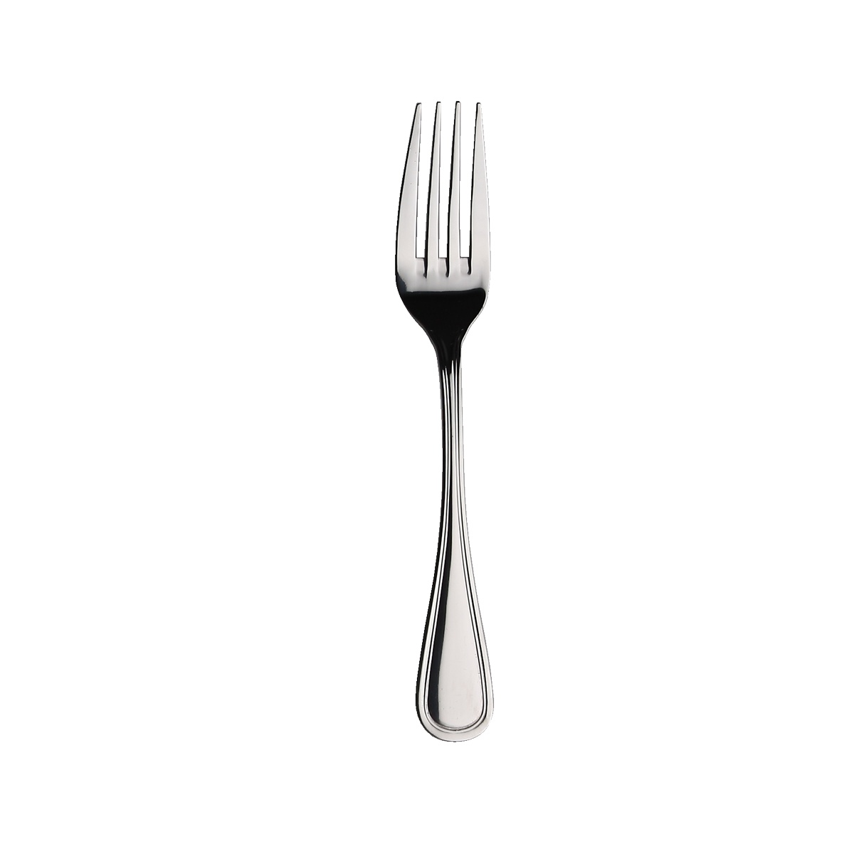 Libertyware Stansbury STA2 dinner fork with mirror polished finish and four tines