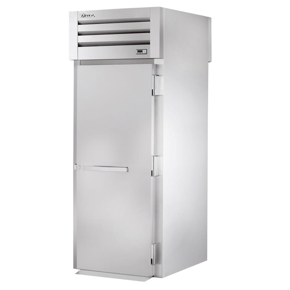 True STR1RRT-1S-1S-HC roll-thru solid door refrigerator, stainless exterior