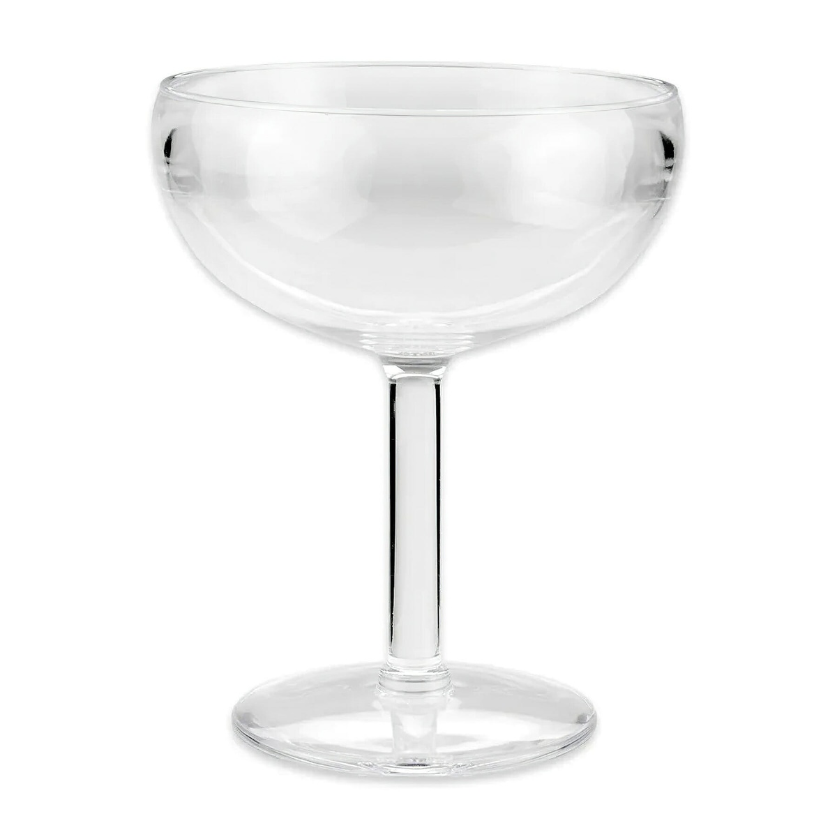 GET Enterprises SW-1405-1-SAN-CL clear margarita glass, three-quarter view showing wide rim and stem