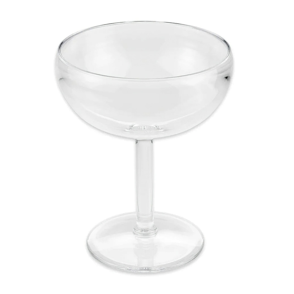 GET Enterprises SW-1405-1-SAN-CL clear SAN plastic margarita glass, front view