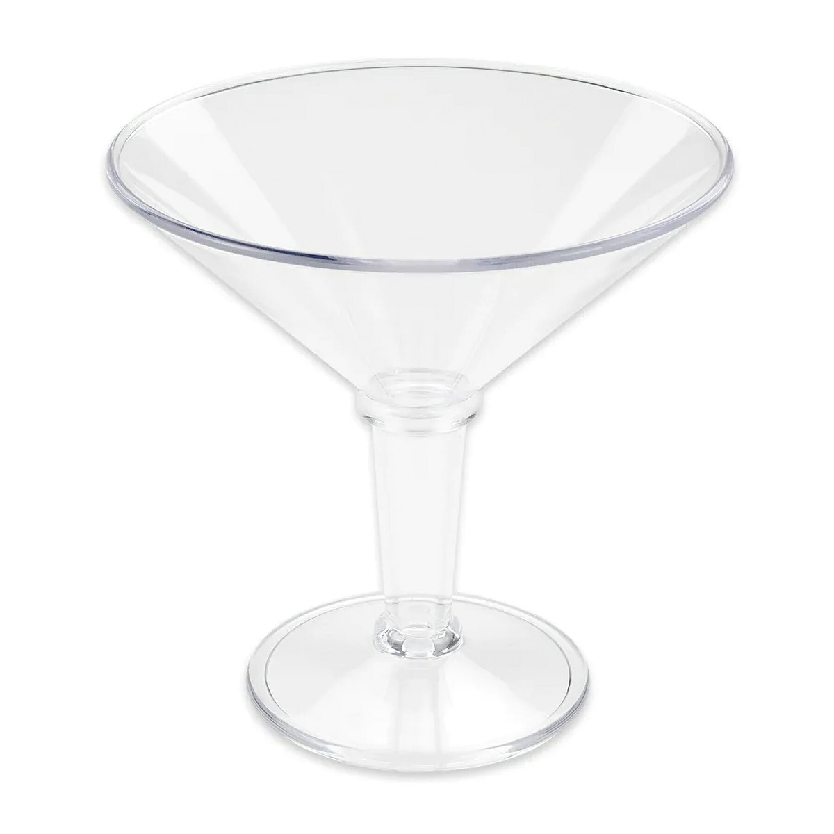 G.E.T. SW-1419-1-SAN-CL 48 oz. clear SAN super martini glass, front view