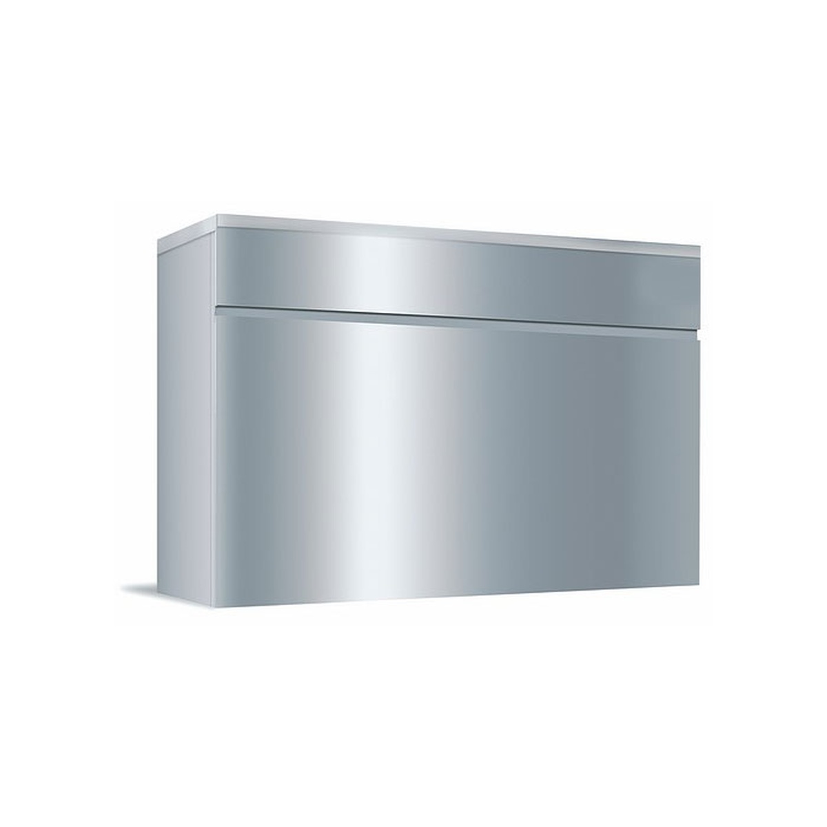 Manitowoc QuietQube 48 inch ice machine head unit with stainless steel exterior
