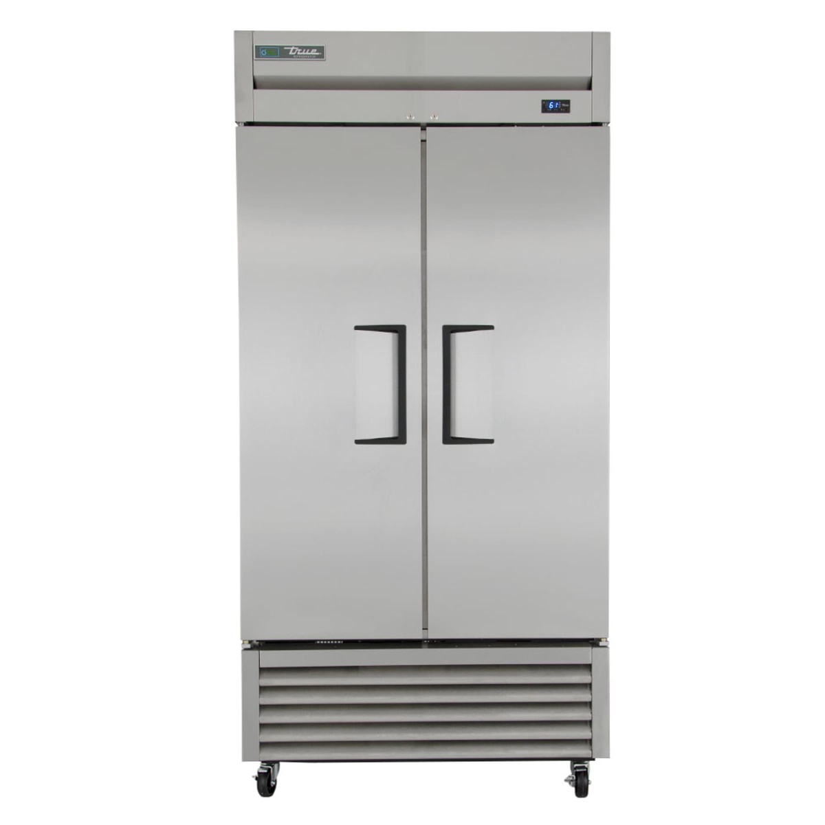 True T-35-HC two-door solid reach-in refrigerator front view