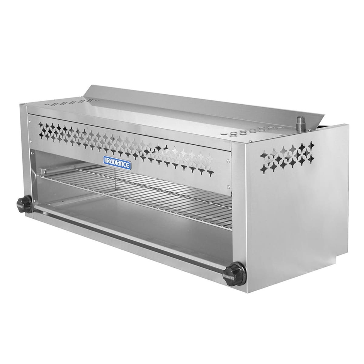 Turbo Air Radiance TACM-48 stainless steel gas cheesemelter with rack