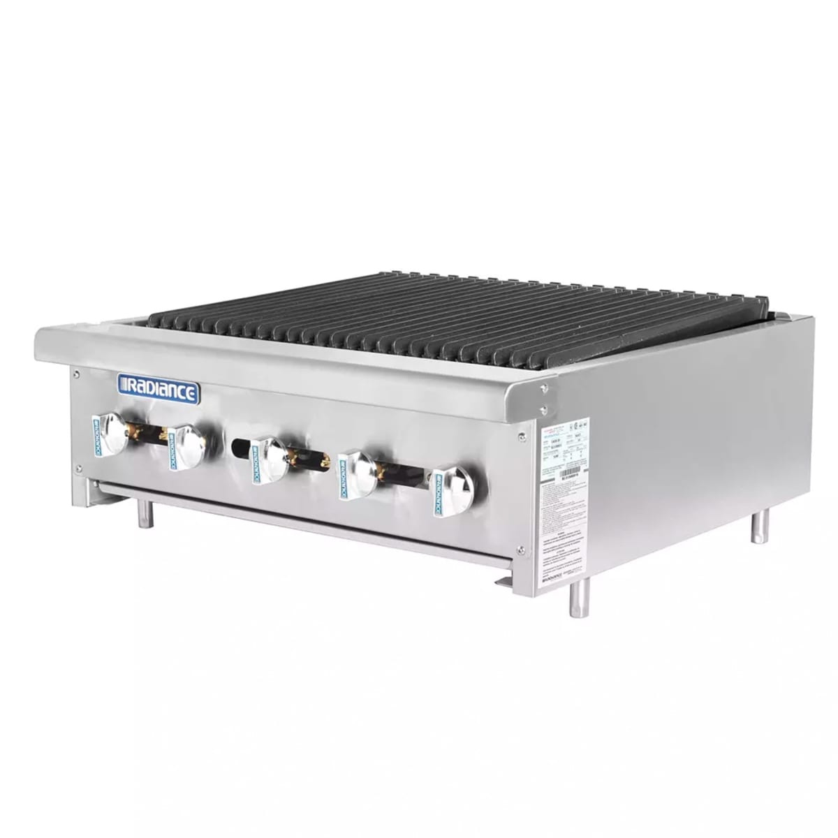 Turbo Air Radiance TARB-30 countertop gas radiant charbroiler, 30-inch