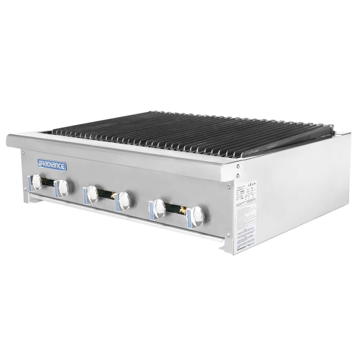Turbo Air Radiance TARB-36 countertop radiant charbroiler with cast iron grate