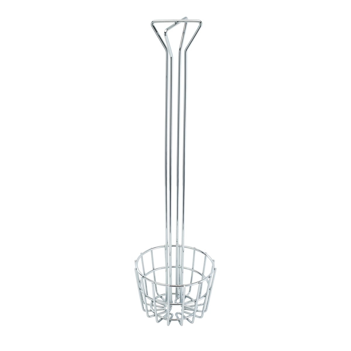 Winco TB-25 round tortilla shell fry basket with long handle