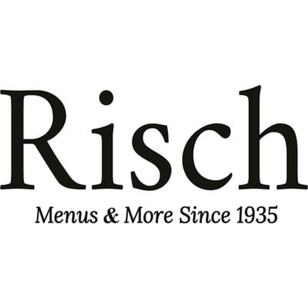 H. Risch brand logo - Menus and More Since 1935
