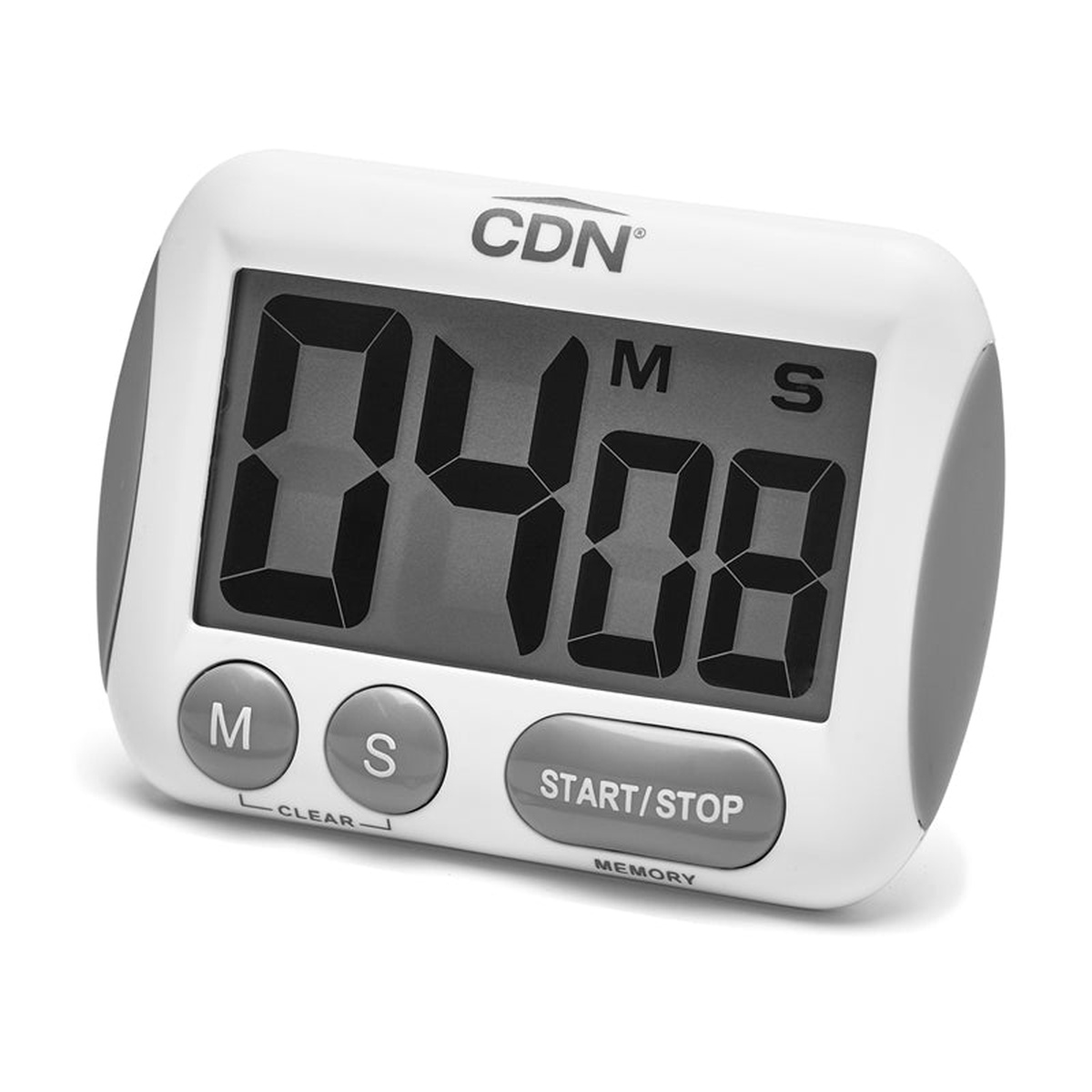 CDN TM15 digital kitchen timer front view with extra-large digits