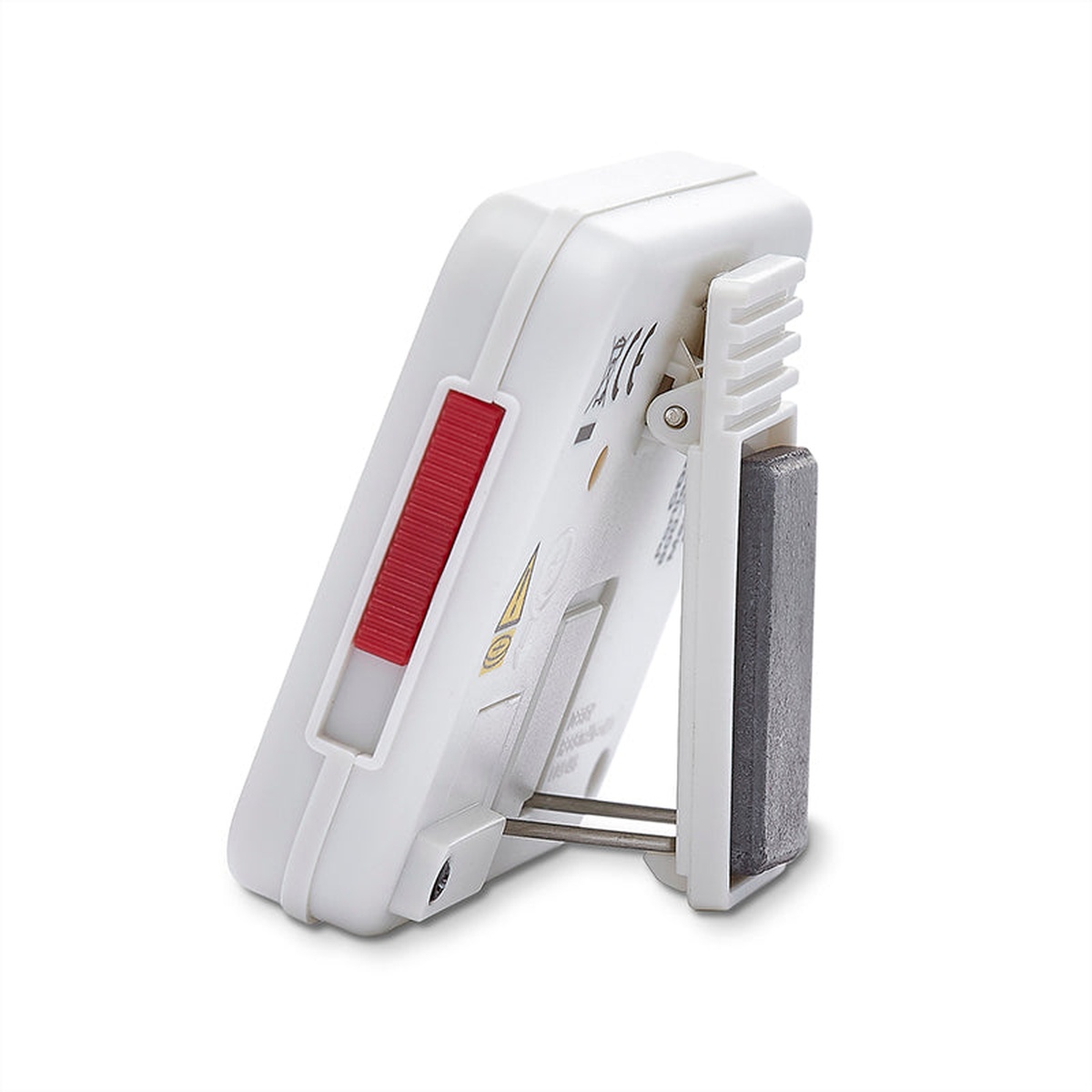 CDN TM8 timer side and back view displaying pocket clip stand and built-in magnet mounting options