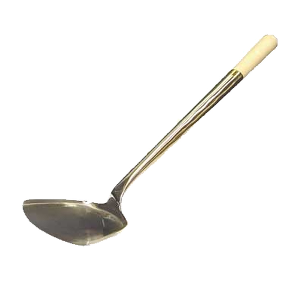GSW TN-L Stainless Steel Large Spatula Turner with cream handle, 5-1/8 inch
