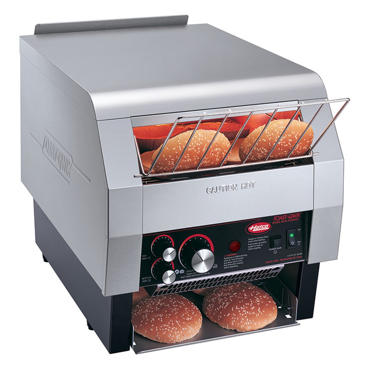 Hatco Toast-Qwik TQ-800H countertop horizontal conveyor toaster