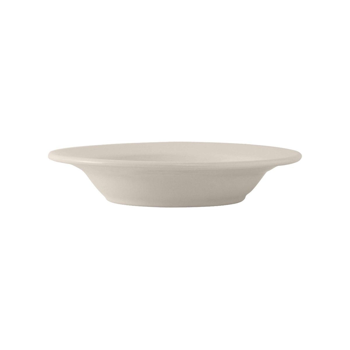Tuxton Reno/Nevada eggshell china nappie bowl showing wider rim profile