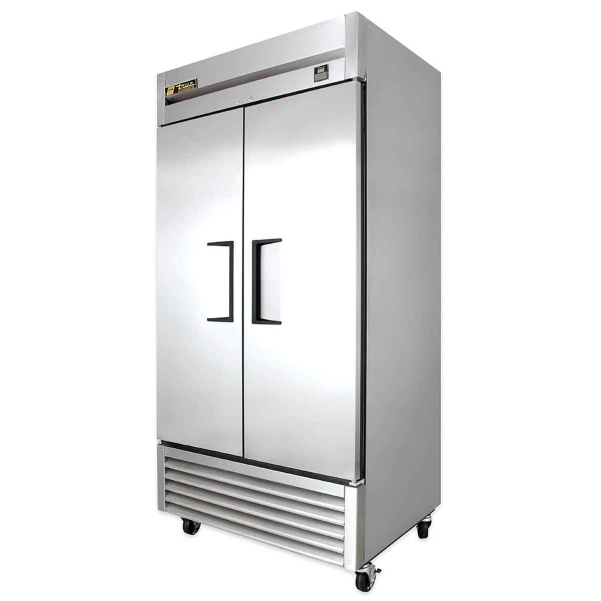 True TS-35-HC two door stainless steel reach in refrigerator