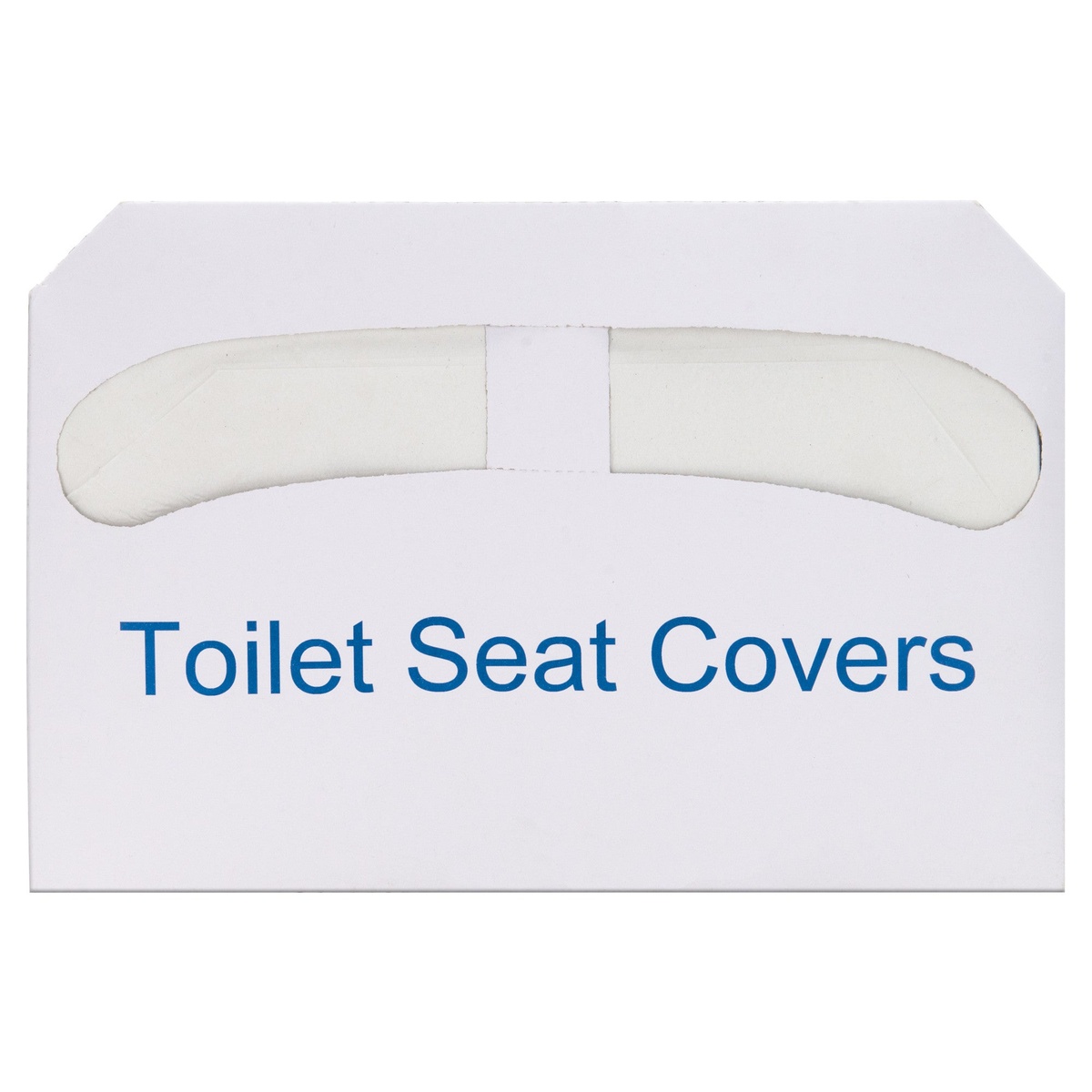 Winco TSC-250 half-fold toilet seat covers pack of 250 in white paper packaging