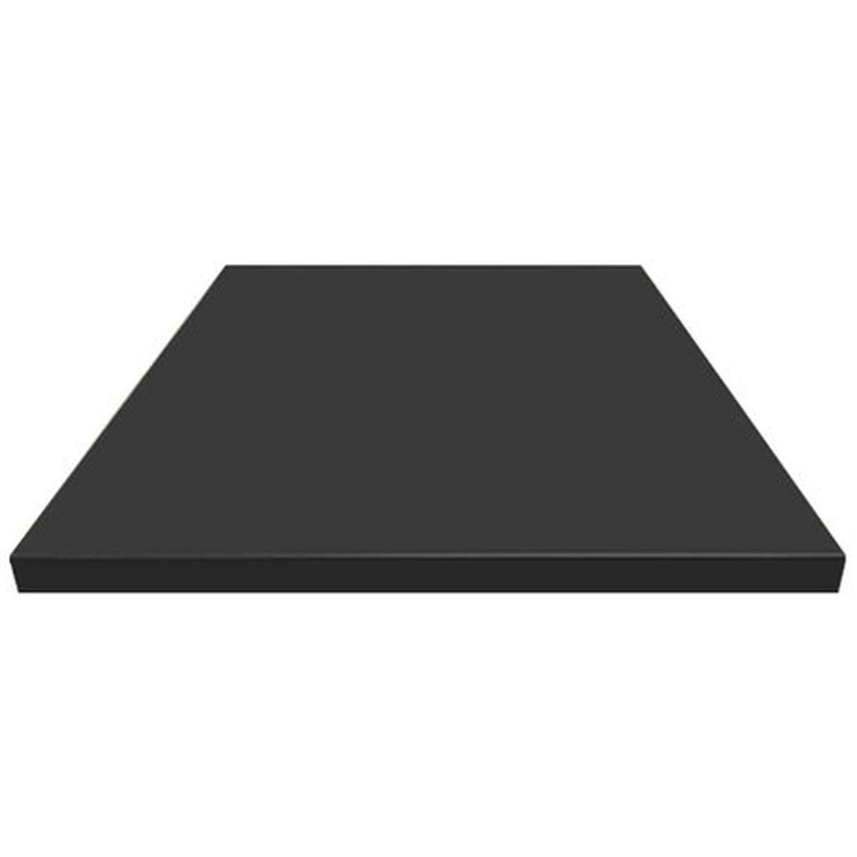 Oak Street Manufacturing UB3030-ON 30x30 square laminate table top in Onyx finish, product view