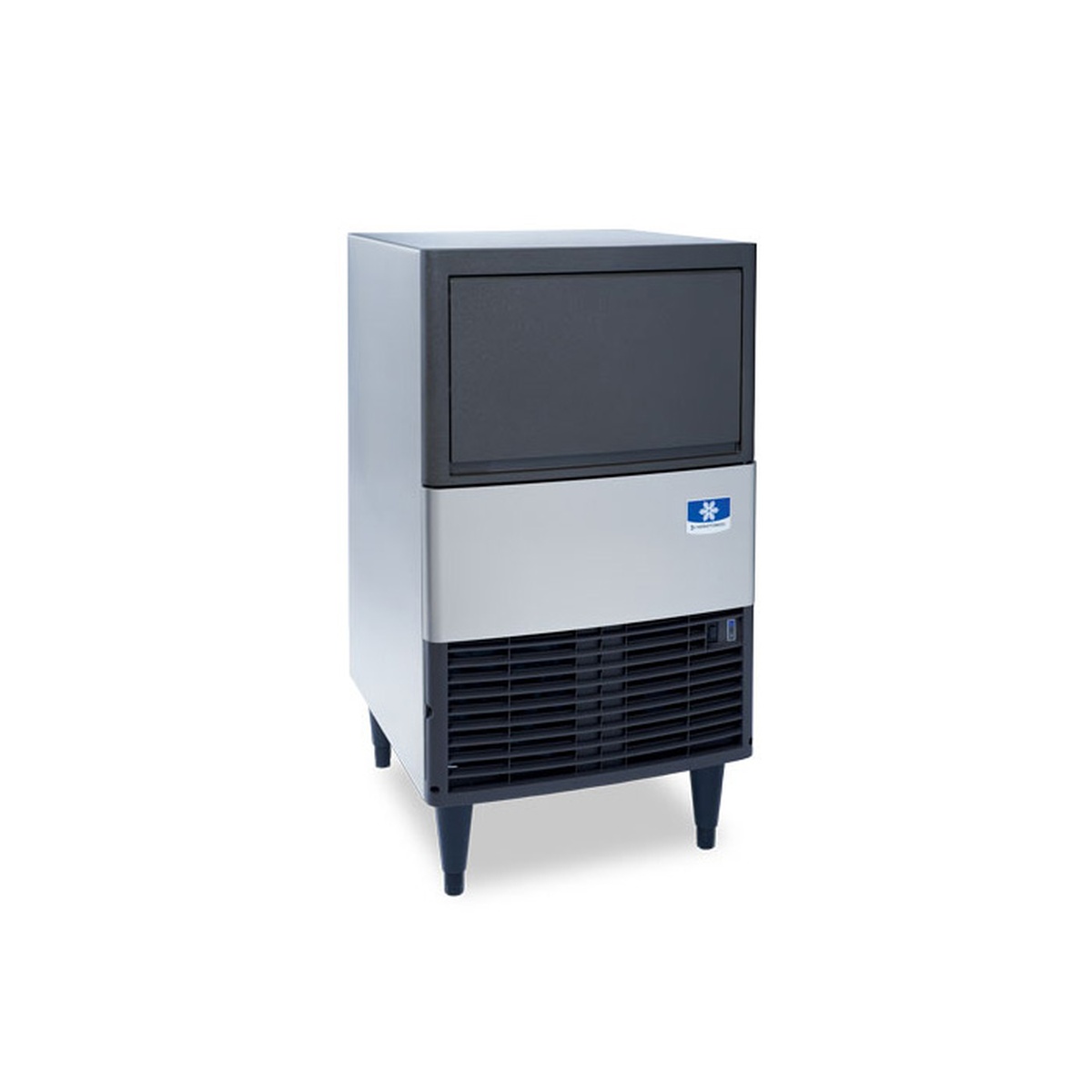 Manitowoc UDE0065A NEO undercounter ice machine with stainless steel cabinet and front air vents