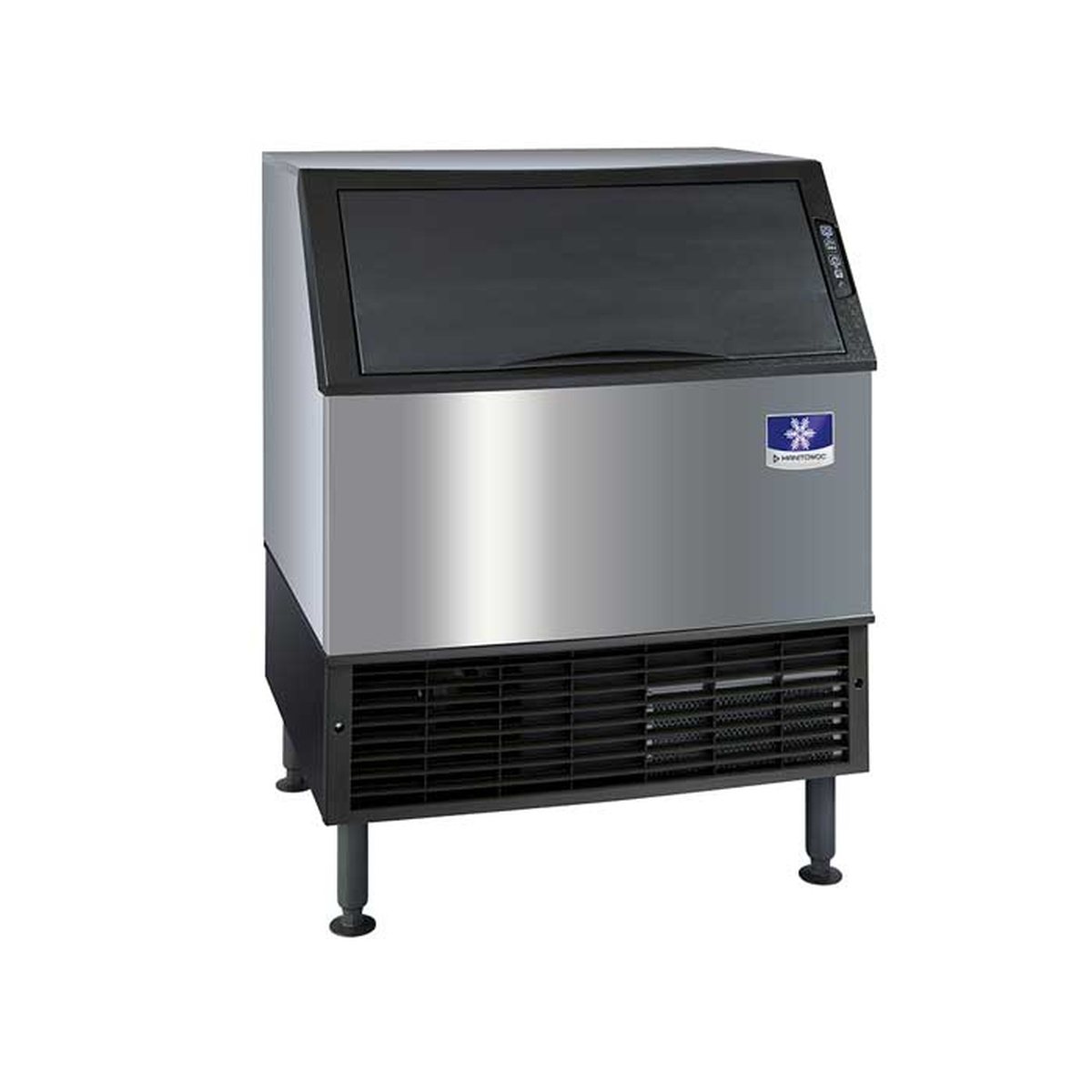 Manitowoc NEO 310 undercounter ice machine with stainless steel finish