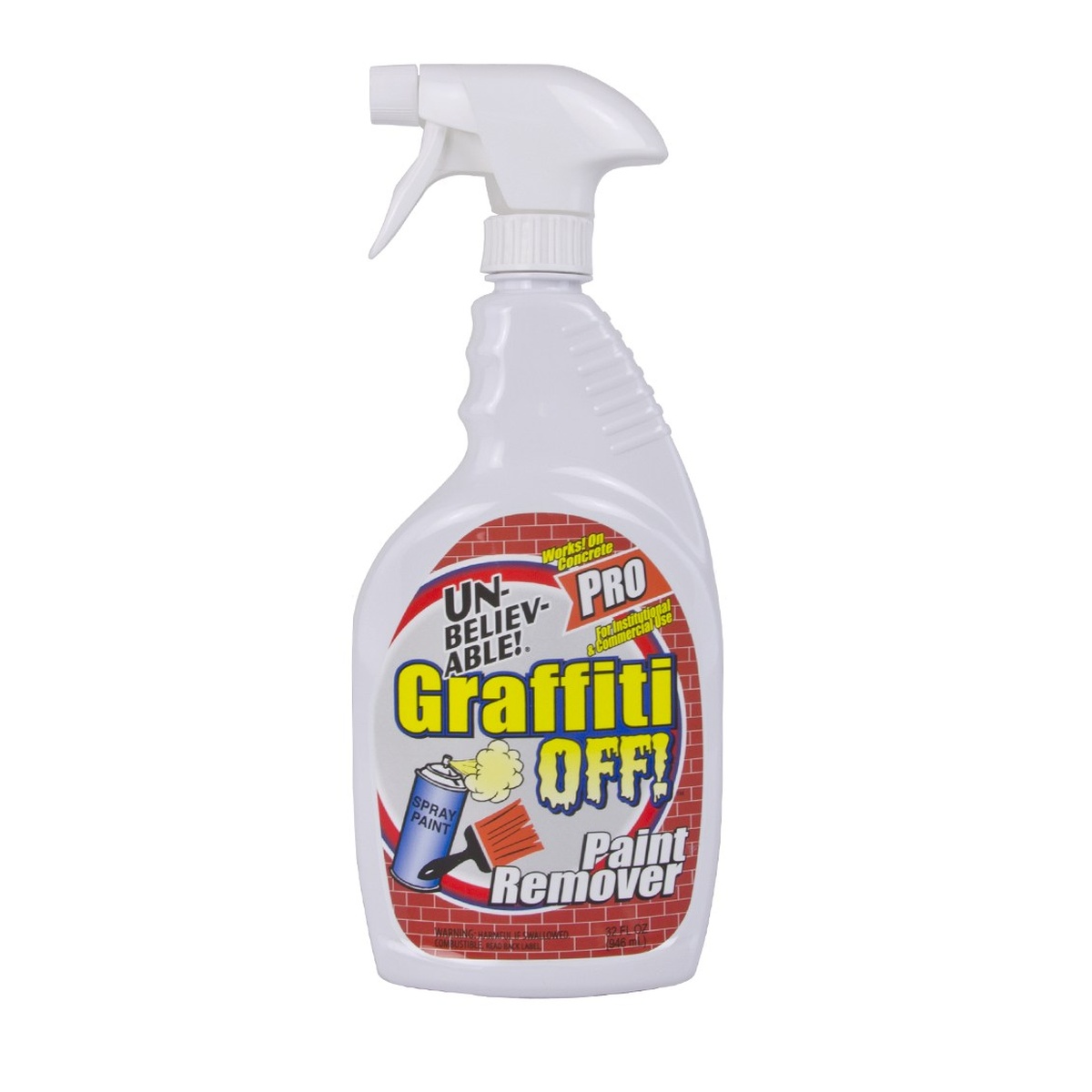 Core UGO-32 Unbelievable Graffiti Off Paint Remover 32 oz trigger spray bottle
