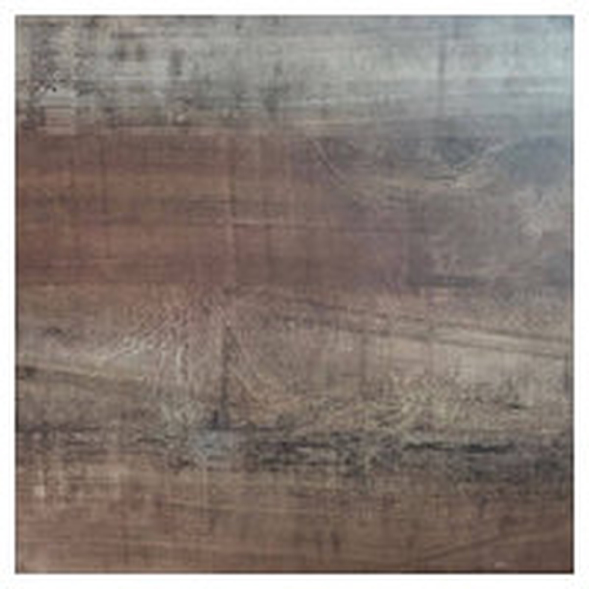 Close-up of Grosfillex UT270816 tabletop surface showing Arizona finish texture and melamine material detail