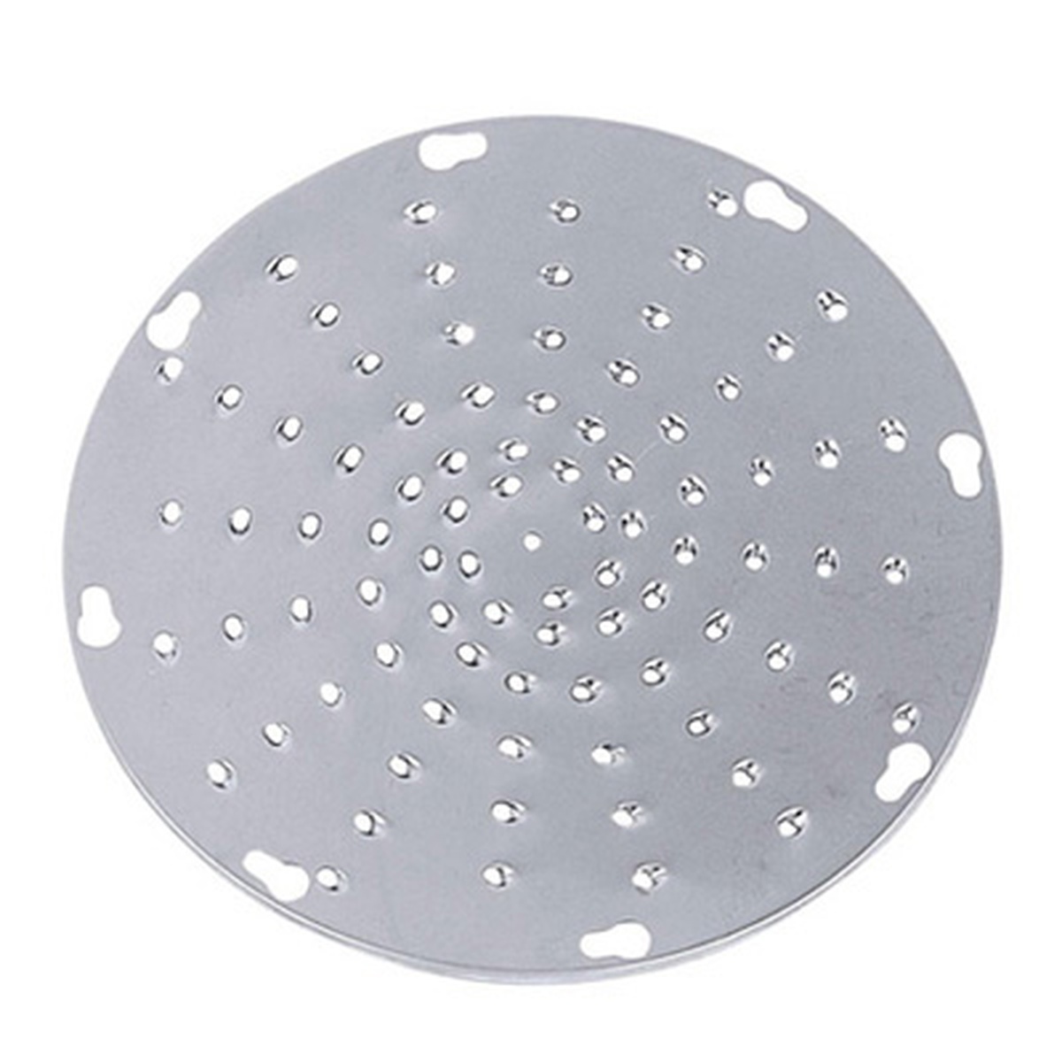Alfa International circular metal shredding disc plate with perforated grating holes