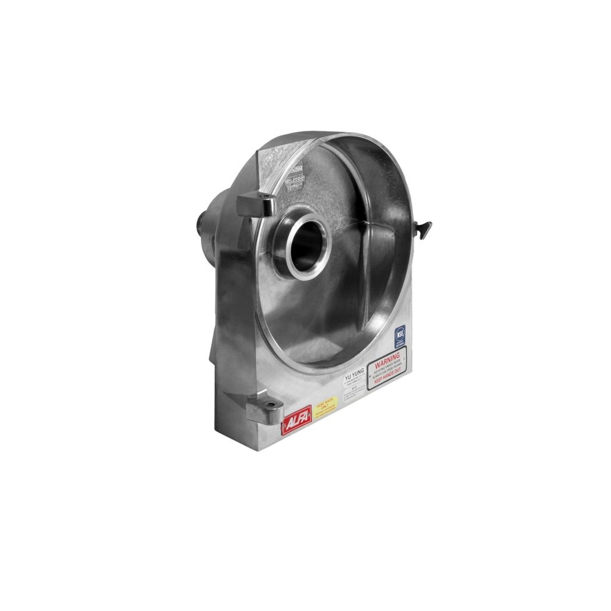 ALFA VS-99H aluminum housing backcase with safety latch for vegetable slicer and grater shredder attachments