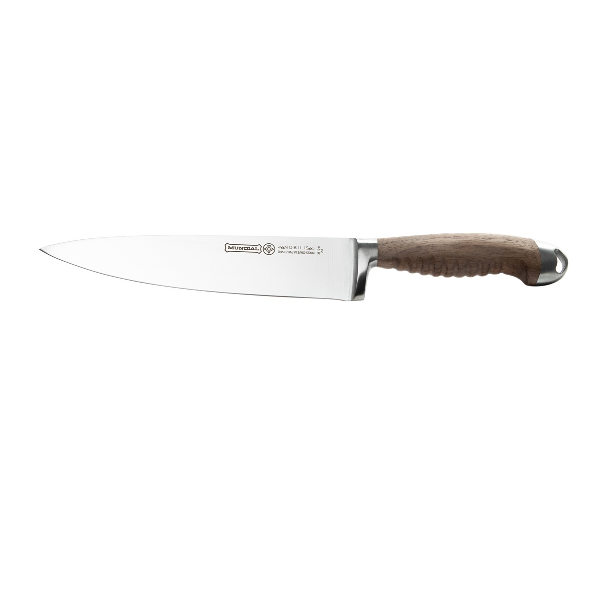 Mundial Nobilis Series 8 inch Chef Knife with wood handle