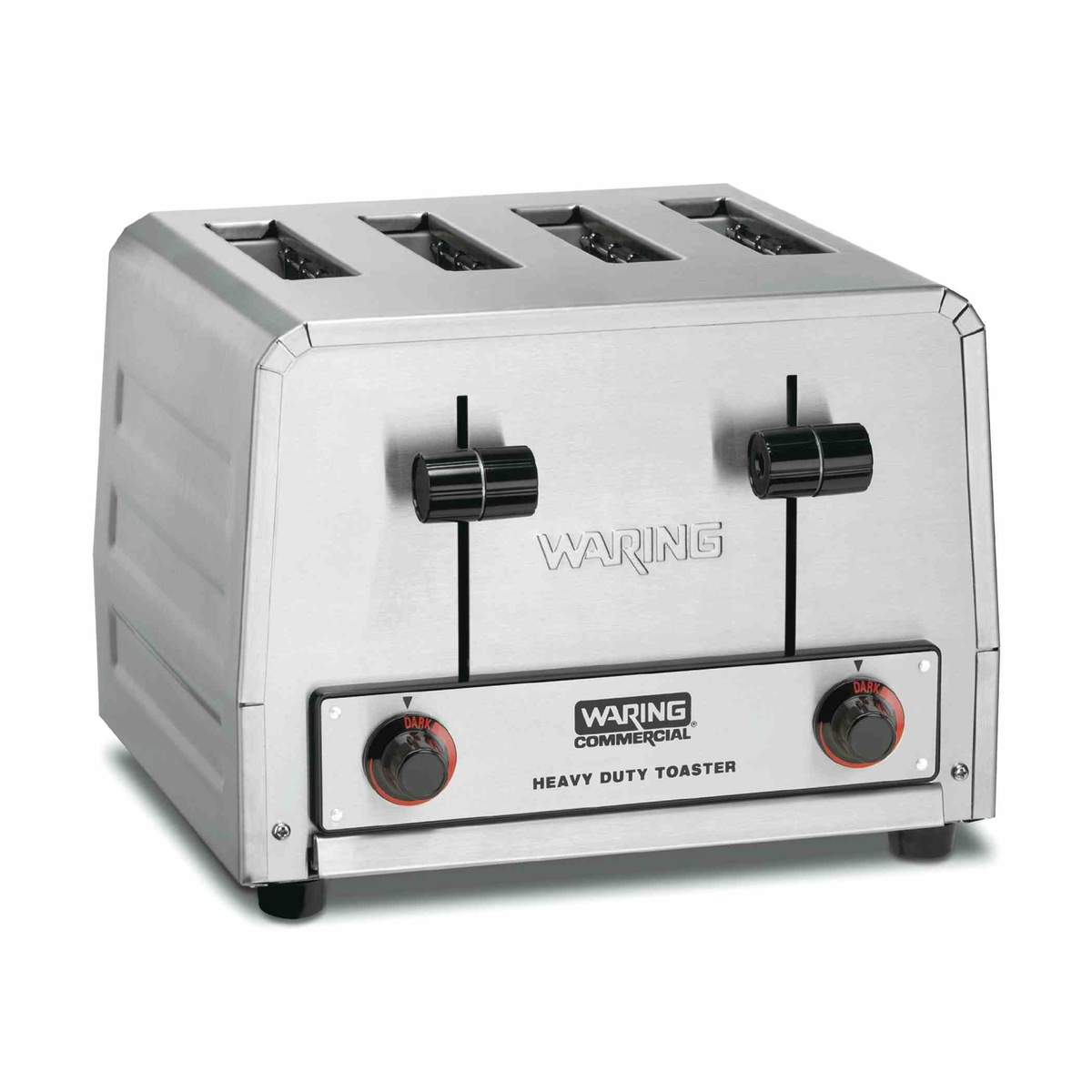 Waring WCT800RC heavy-duty 4-slot commercial toaster with stainless steel housing