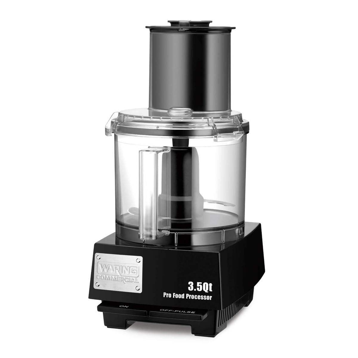 Waring WFP14S 3.5-quart commercial food processor with clear polycarbonate bowl and sealed lid