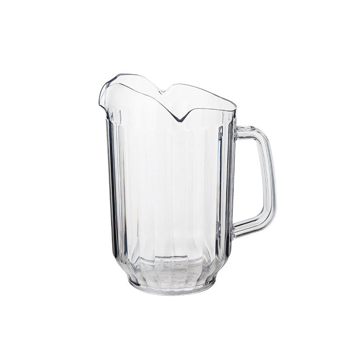Cresco Resco WP603SPC clear 60 oz. water pitcher with 3-spout rim and ergonomic handle