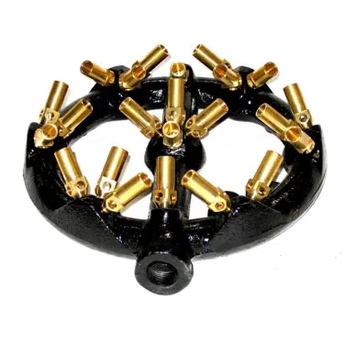 GSW USA WR-JBR23NG jet burner with cast iron body and 23 round copper nozzles arranged in a circular pattern