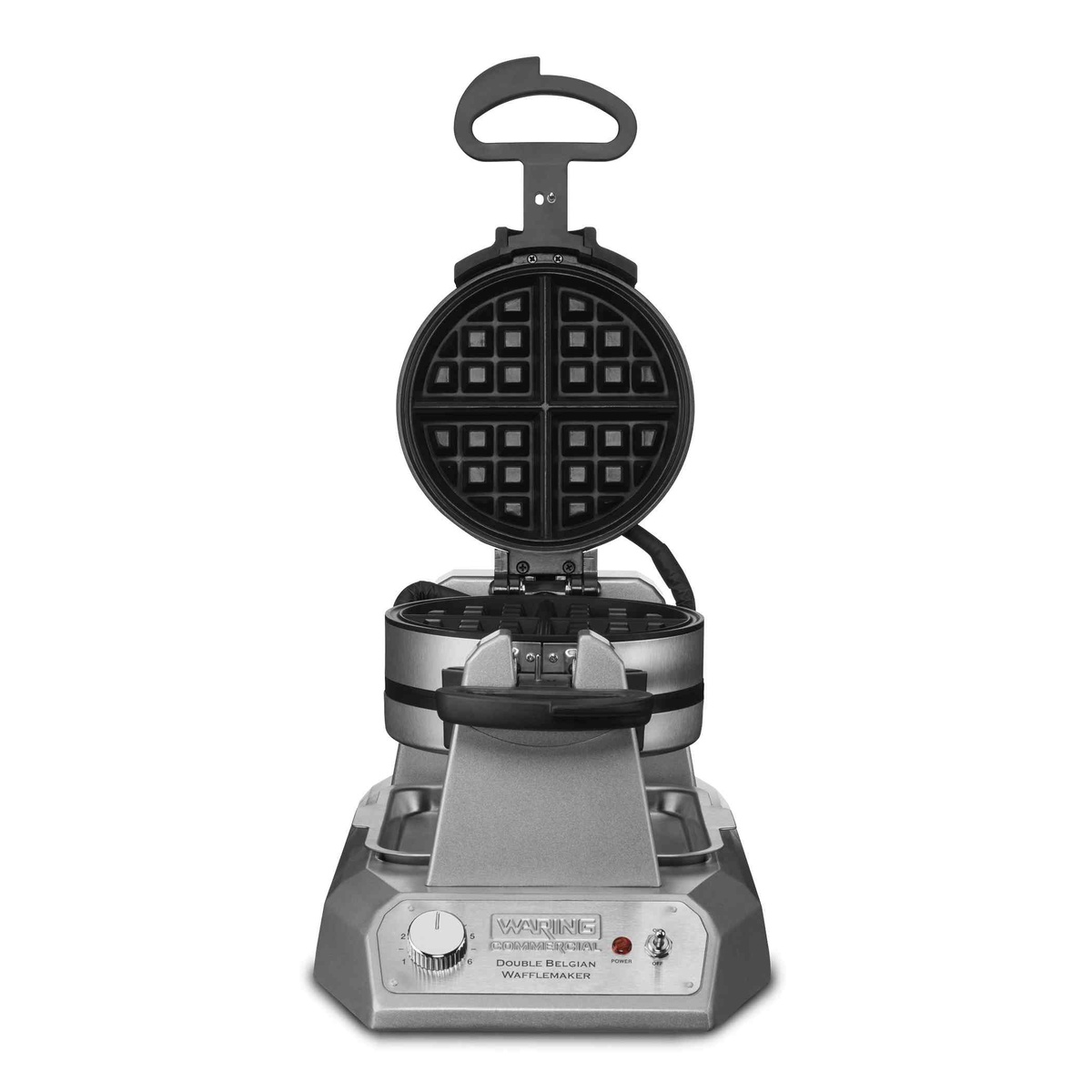 Waring WW200 double Belgian waffle maker with open plates