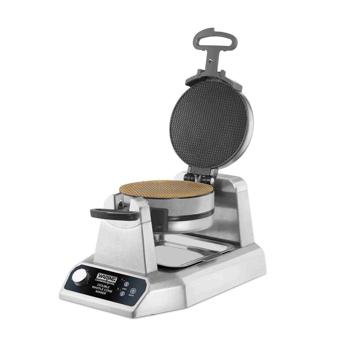Waring WWCM200 double waffle cone maker with open grid plates