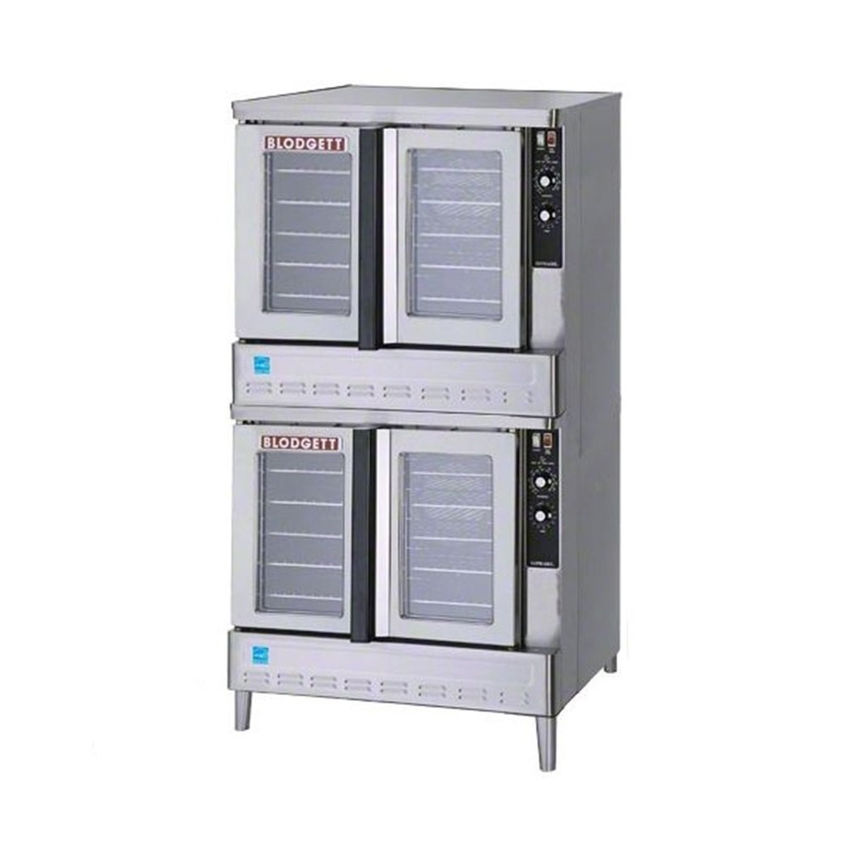 Blodgett ZEPH-100-G-ES DBL double-deck gas convection oven with glass doors