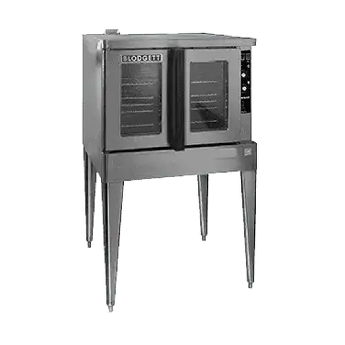 Blodgett ZEPH-200-G-ES DBL double deck gas convection oven on legs
