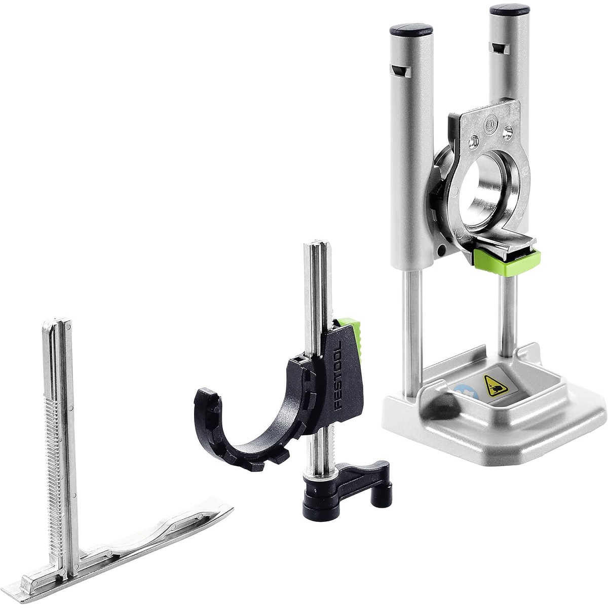 Festool 500251 Vecturo Depth Stop Set components for OS 400 oscillating multi-tool precision plunge cutting and guided cutout work on flooring, drywall, and wood