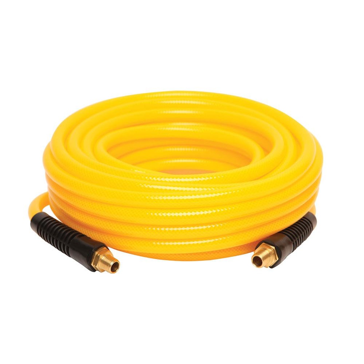 Bostitch PRO-1450 1/4 in. x 50 ft. air hose coiled for pneumatic tool use in a shop or jobsite air system